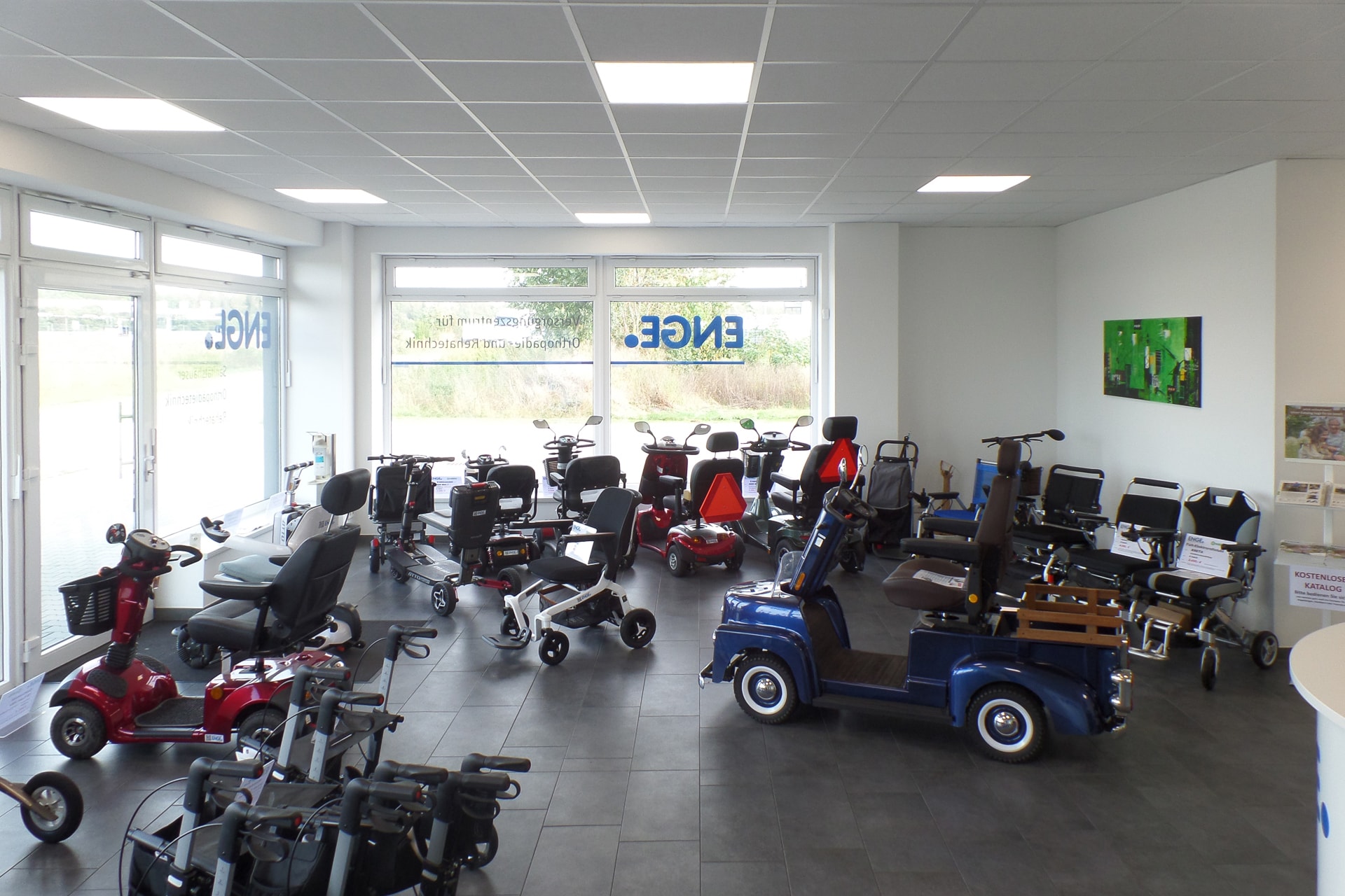 Enge eMobilität Scooter Ausstellung