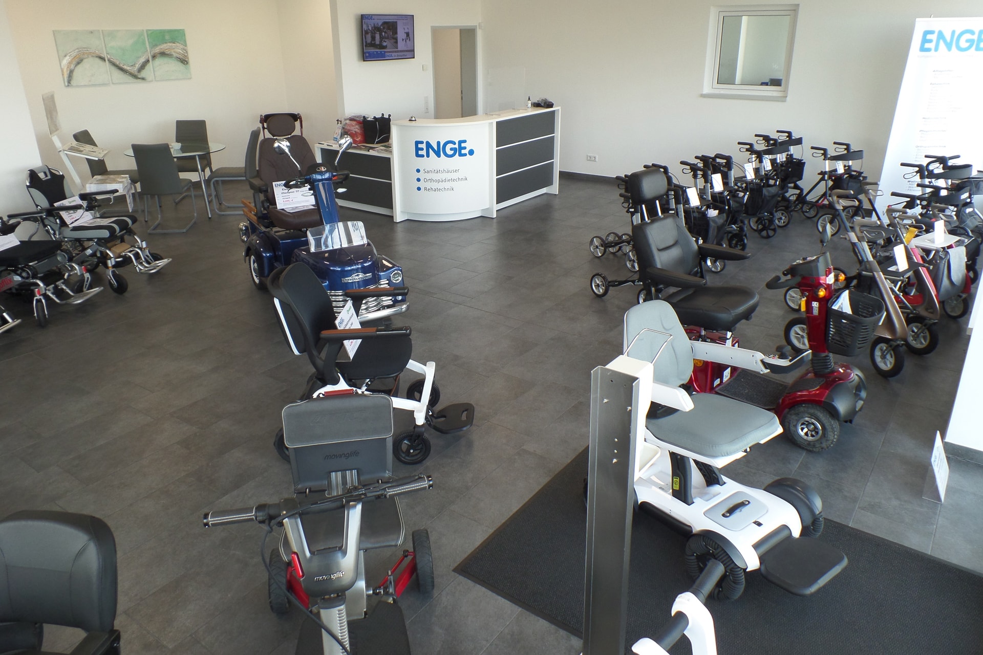 Enge eMobilität Scooter Ausstellung