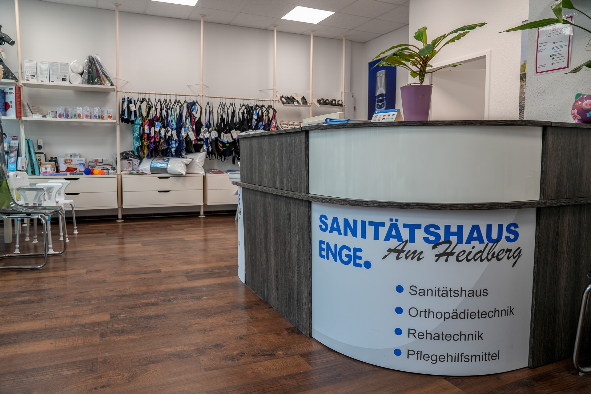 Sanitätshaus Enge Braunschweig Ausstellungsraum