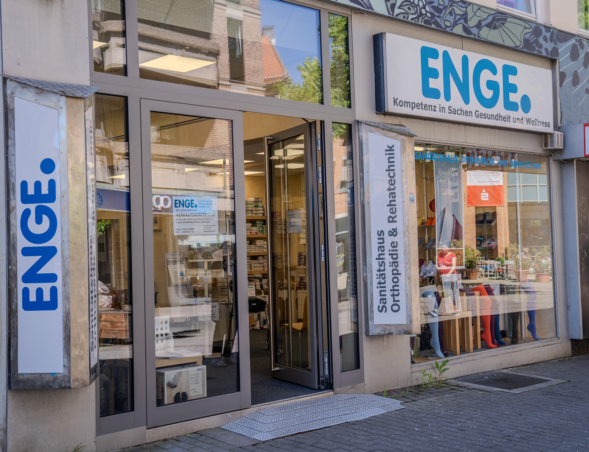 Sanitätshaus Enge Hildesheim Eingang