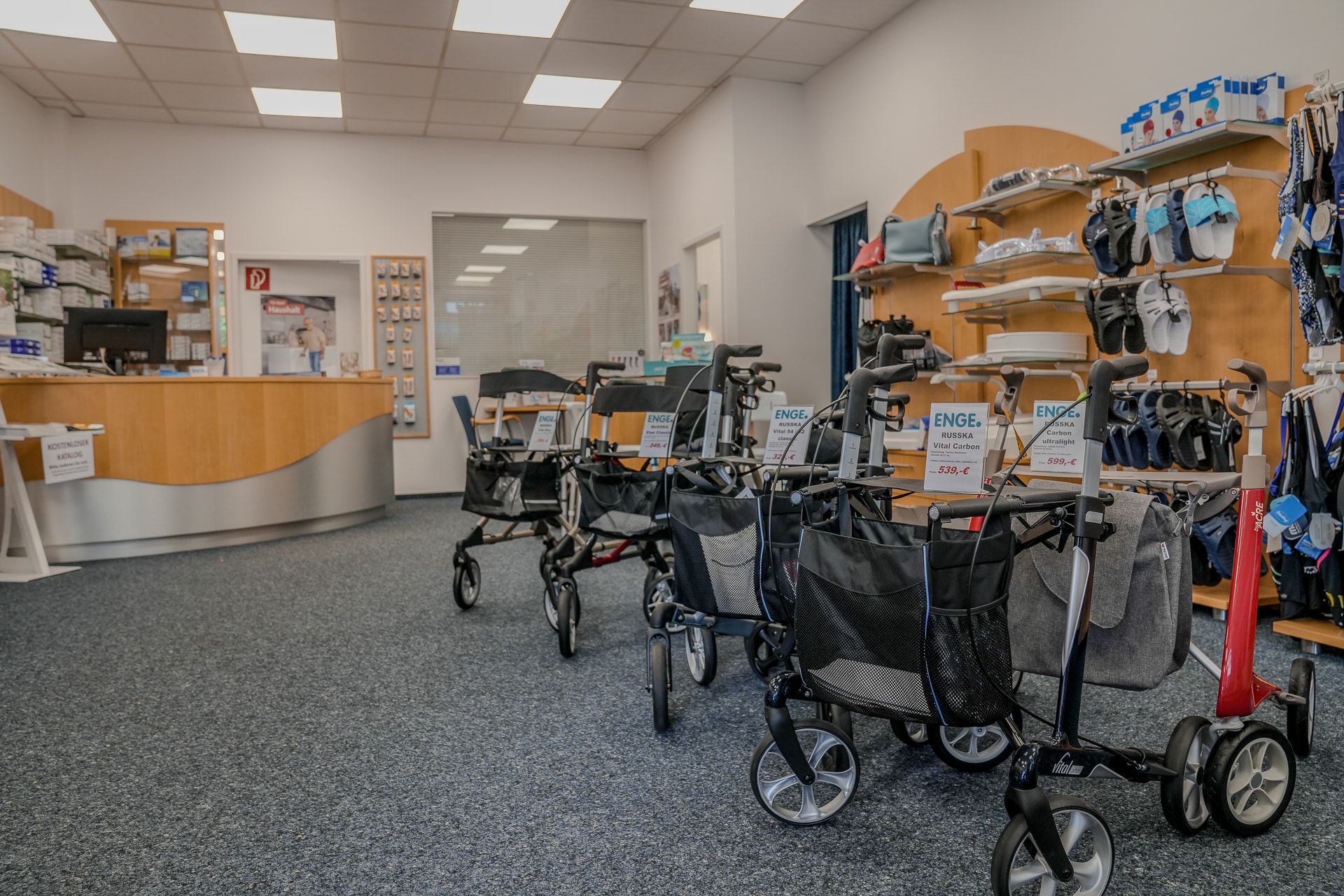 Sanitätshaus Enge Salzgitter-Bad Ausstellungsraum