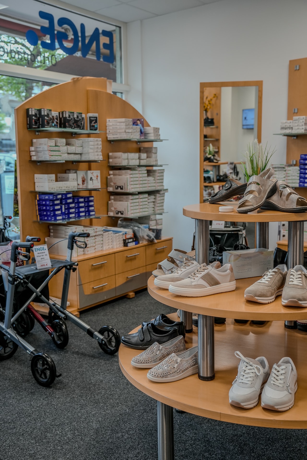 Sanitätshaus Enge Salzgitter-Lebenstedt Ausstellungsraum