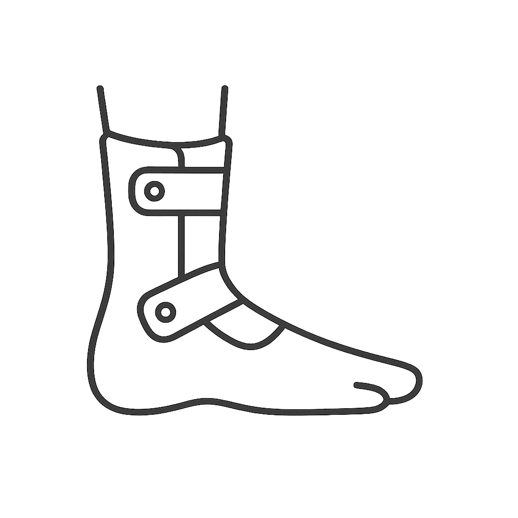 Zeichnung / Piktogramm Orthesen Zeichnung / Piktogramm Orthesen