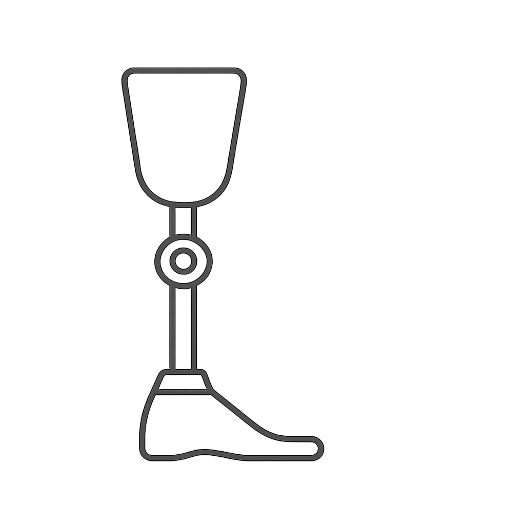 Zeichnung / Piktogramm Prothesen Zeichnung / Piktogramm Prothesen