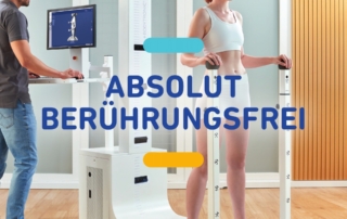 Bodytronic berührungsloses Anmessen von Kompressionsstrümpfen